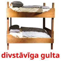 divstāvīga gulta ansichtkaarten