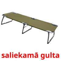 saliekamā gulta ansichtkaarten