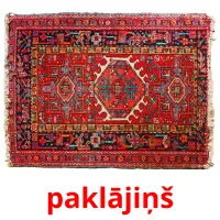 paklājiņš picture flashcards