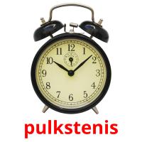 pulkstenis picture flashcards