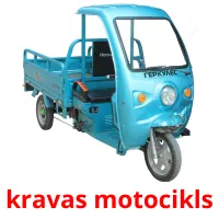 kravas motocikls Bildkarteikarten