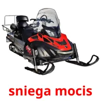 sniega mocis Bildkarteikarten