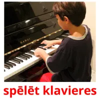 spēlēt klavieres cartes flash