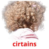 cirtains picture flashcards