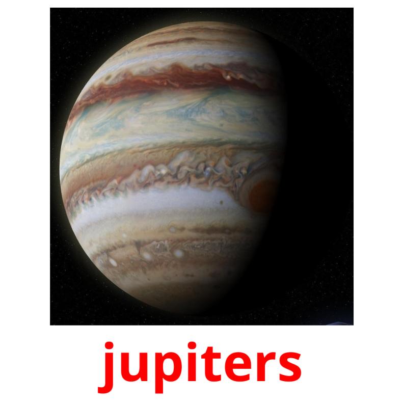 jupiters picture flashcards