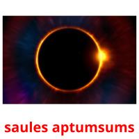 saules aptumsums picture flashcards