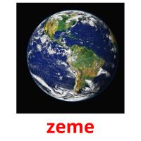 zeme picture flashcards