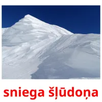 sniega šļūdoņa ansichtkaarten