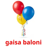 gaisa baloni Tarjetas didacticas