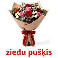 ziedu pušķis Tarjetas didacticas