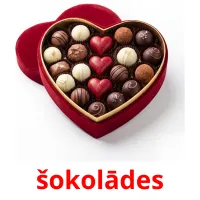 šokolādes Tarjetas didacticas