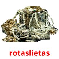 rotaslietas flashcards illustrate