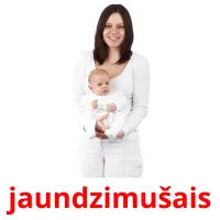 jaundzimušais ansichtkaarten