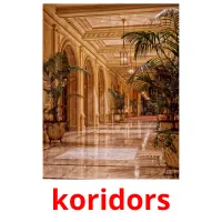 koridors picture flashcards