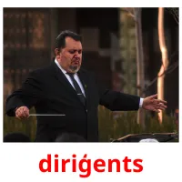 diriģents cartões com imagens