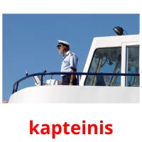 kapteinis cartões com imagens