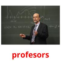 profesors picture flashcards
