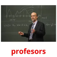 profesors cartões com imagens