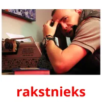 rakstnieks cartões com imagens