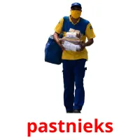 pastnieks ansichtkaarten