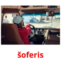 šoferis ansichtkaarten