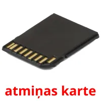 atmiņas karte cartes flash