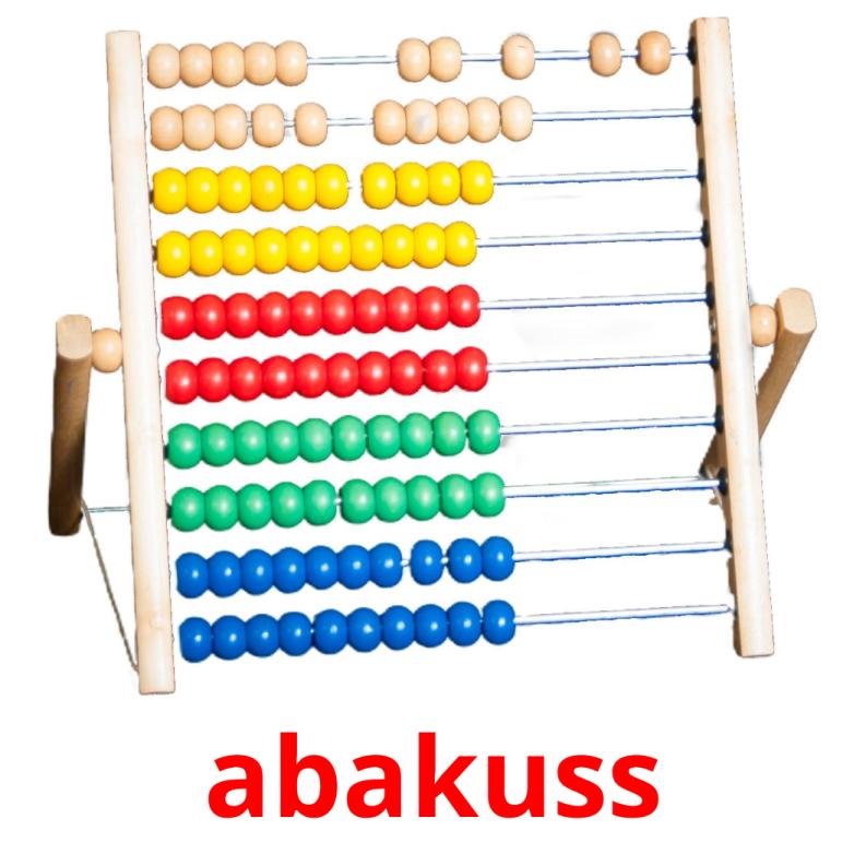 abakuss flashcards illustrate