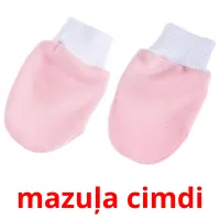 mazuļa cimdi picture flashcards