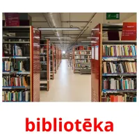 bibliotēka Bildkarteikarten