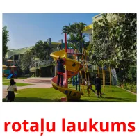 rotaļu laukums Bildkarteikarten