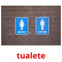 tualete flashcards illustrate