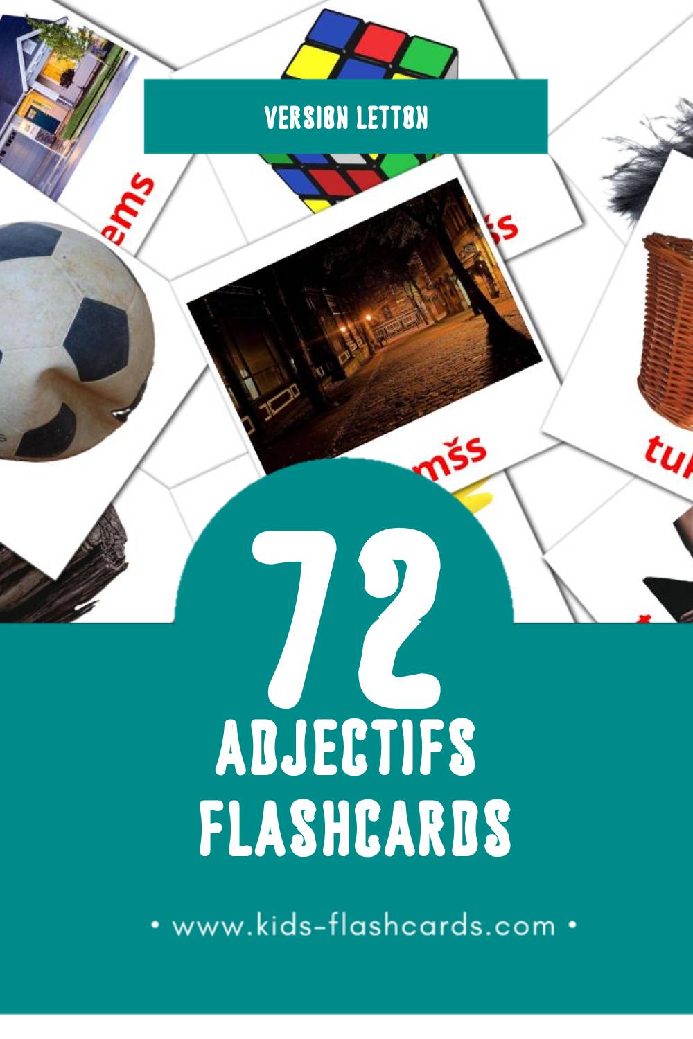 Flashcards Visual darbības vārdi pour les tout-petits (74 cartes en Letton)