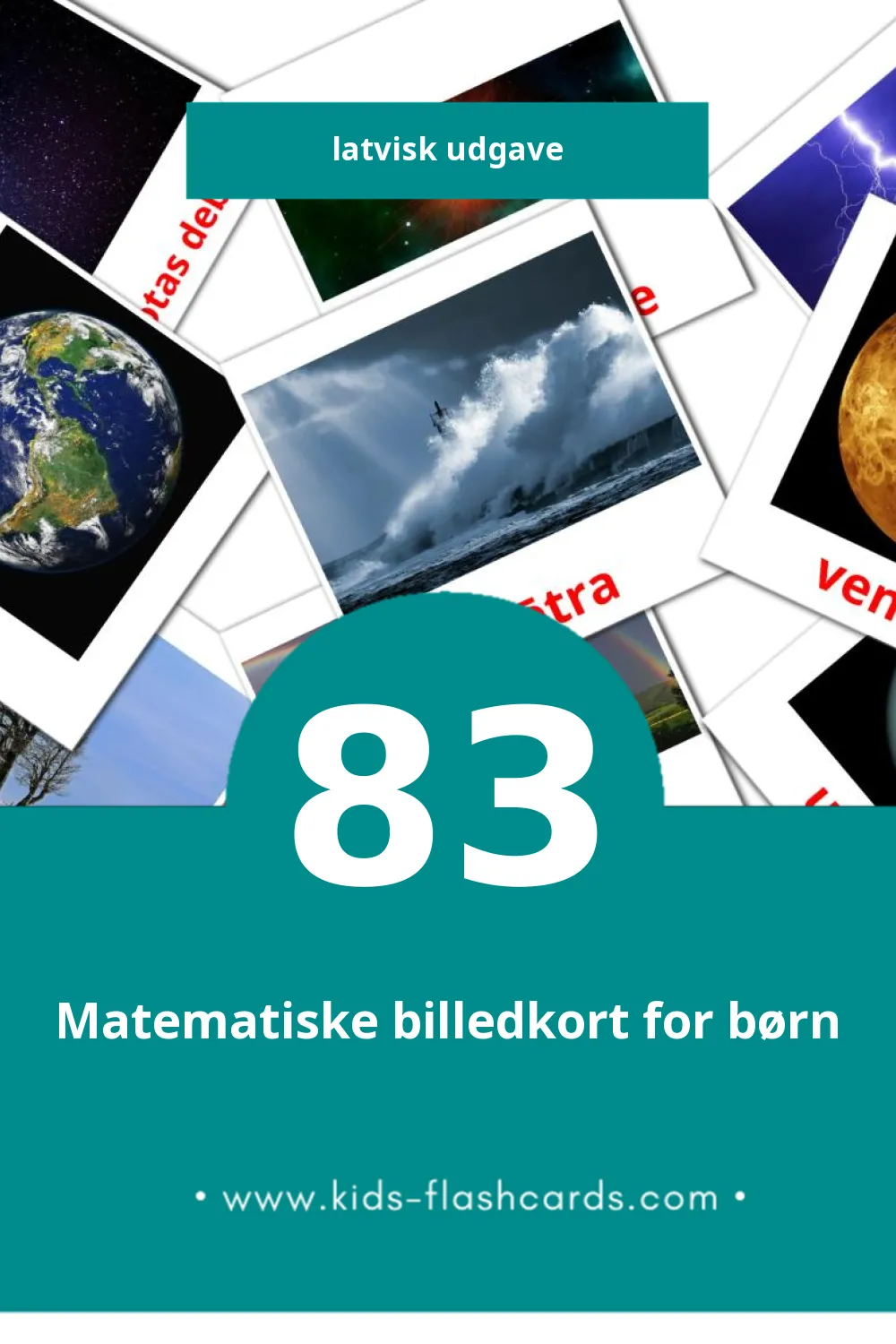 Visuelle billedkort for børn om Daba til småbørn (83 kort på Latvisk)