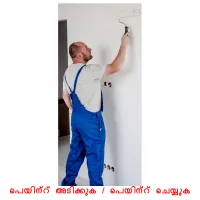 പെയിന്റ് അടിക്കുക / പെയിന്റ് ചെയ്യുക flashcards illustrate
