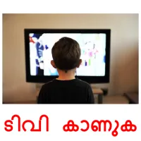 ടിവി കാണുക cartes de vocabulaire
