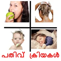 പതിവ് ക്രിയകൾ cartes de vocabulaire