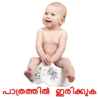 പാത്രത്തിൽ ഇരിക്കുക cartes de vocabulaire