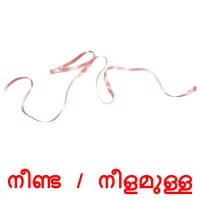നീണ്ട / നീളമുള്ള bildkort för barn