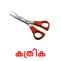 കത്രിക picture flashcards