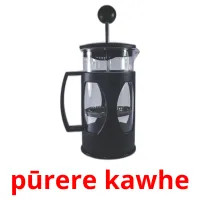 pūrere kawhe picture flashcards