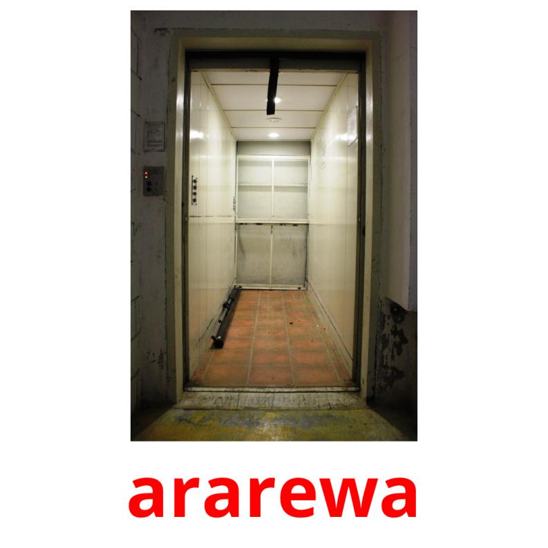 ararewa picture flashcards
