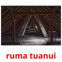 ruma tuanui picture flashcards