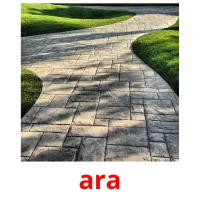 ara picture flashcards