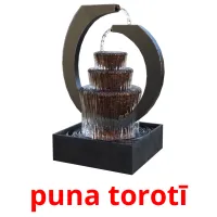 puna torotī picture flashcards