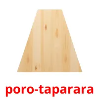 poro-taparara picture flashcards