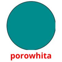porowhita picture flashcards