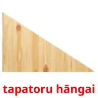 tapatoru hāngai picture flashcards