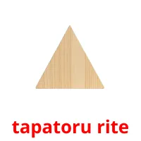 tapatoru rite picture flashcards