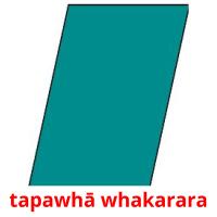 tapawhā whakarara card for translate