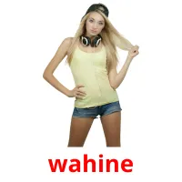 wahine Bildkarteikarten